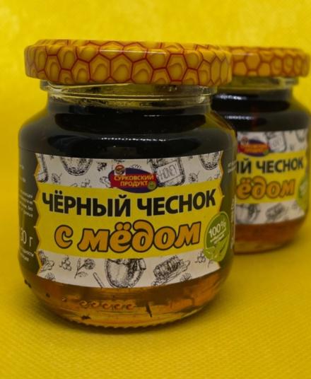 Черный чеснок с медом